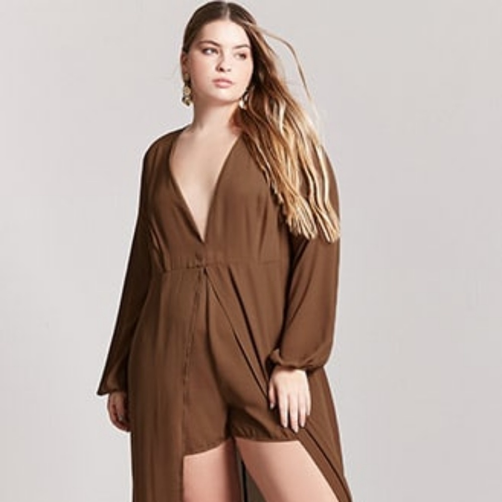 Forever 21 Skort Maxi Romper